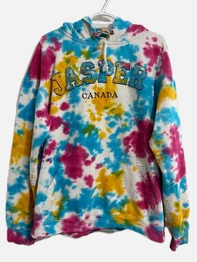 Jasper Canada Tie-Dye Hoodie - Blue, Pink, Yellow